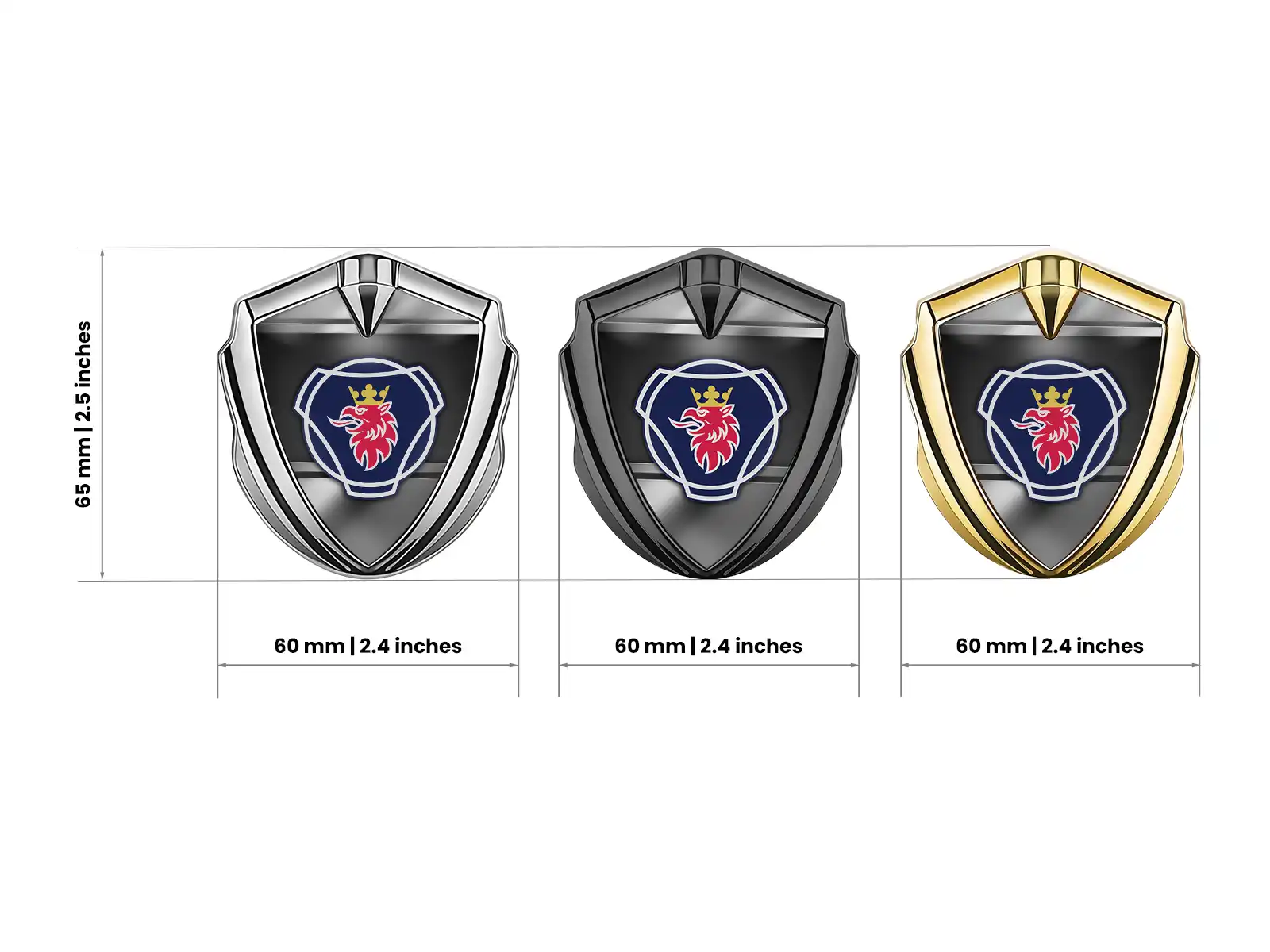 Scania Emblème Métal Insigne Max Design Solide
